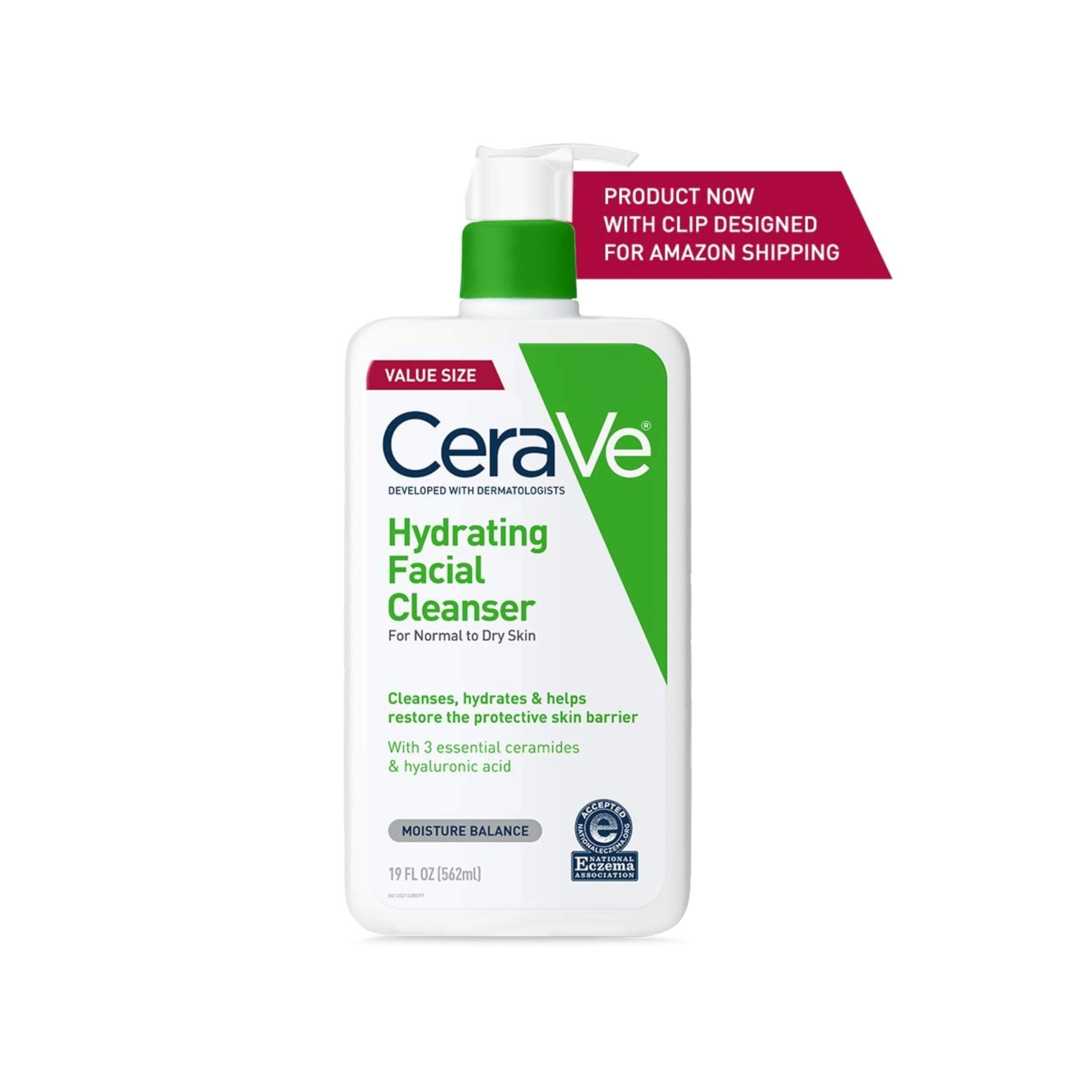 CeraVe Hydrating Facial Cleanser – Moisturizing Face Wash with Hyaluronic Acid & Ceramides for Normal to Dry Skin