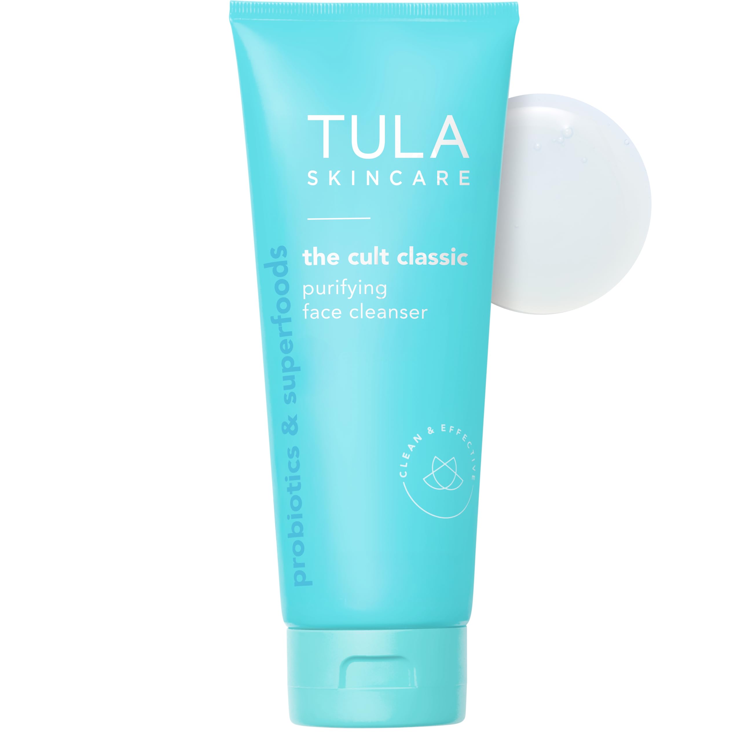 TULA Skin Care Cult Classic Purifying Face Cleanser – Gentle Hydrating Face Wash & Makeup Remover