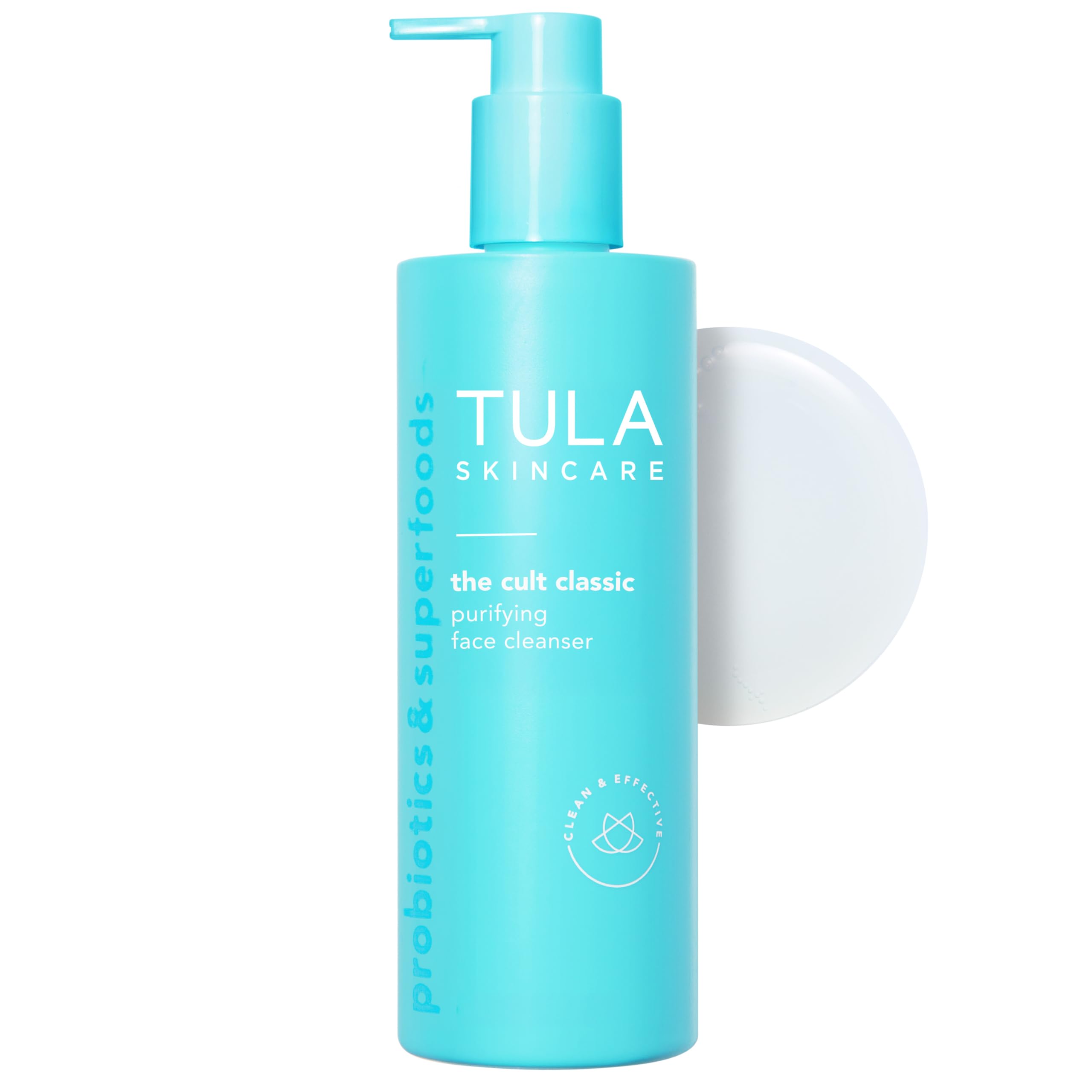 TULA Skin Care Cult Classic Purifying Face Cleanser – Gentle Hydrating Face Wash & Makeup Remover