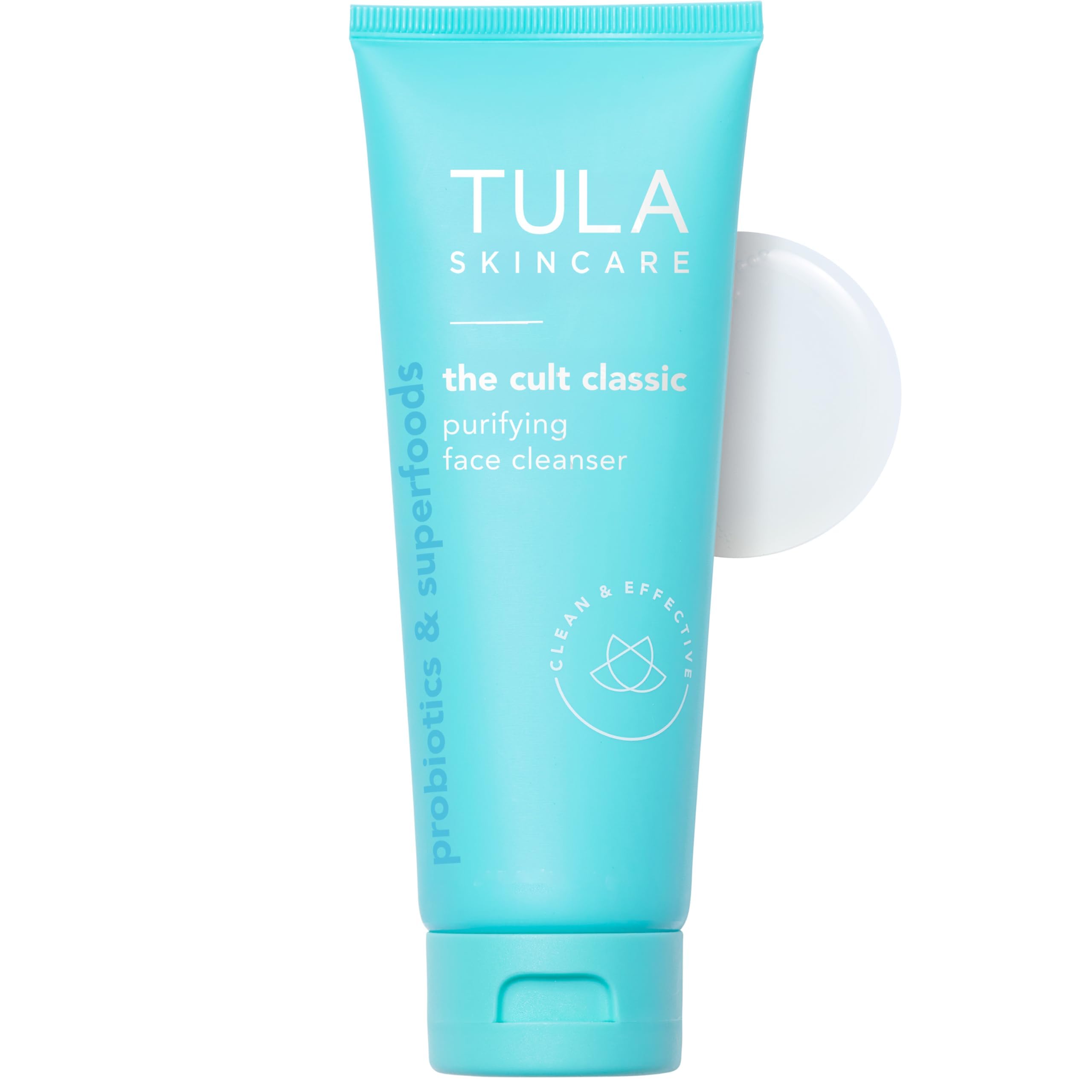 TULA Skin Care Cult Classic Purifying Face Cleanser – Gentle Hydrating Face Wash & Makeup Remover