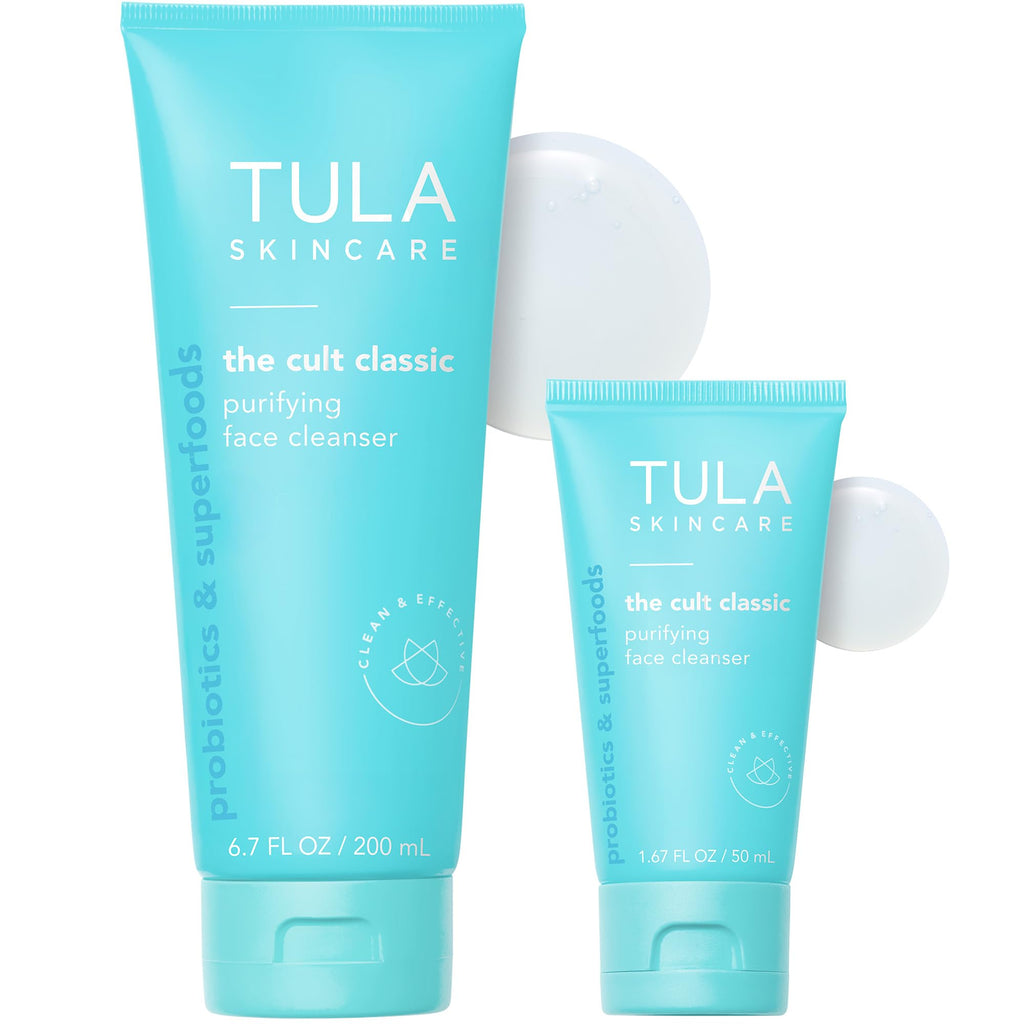 TULA Skin Care Cult Classic Purifying Face Cleanser – Gentle Hydrating Face Wash & Makeup Remover