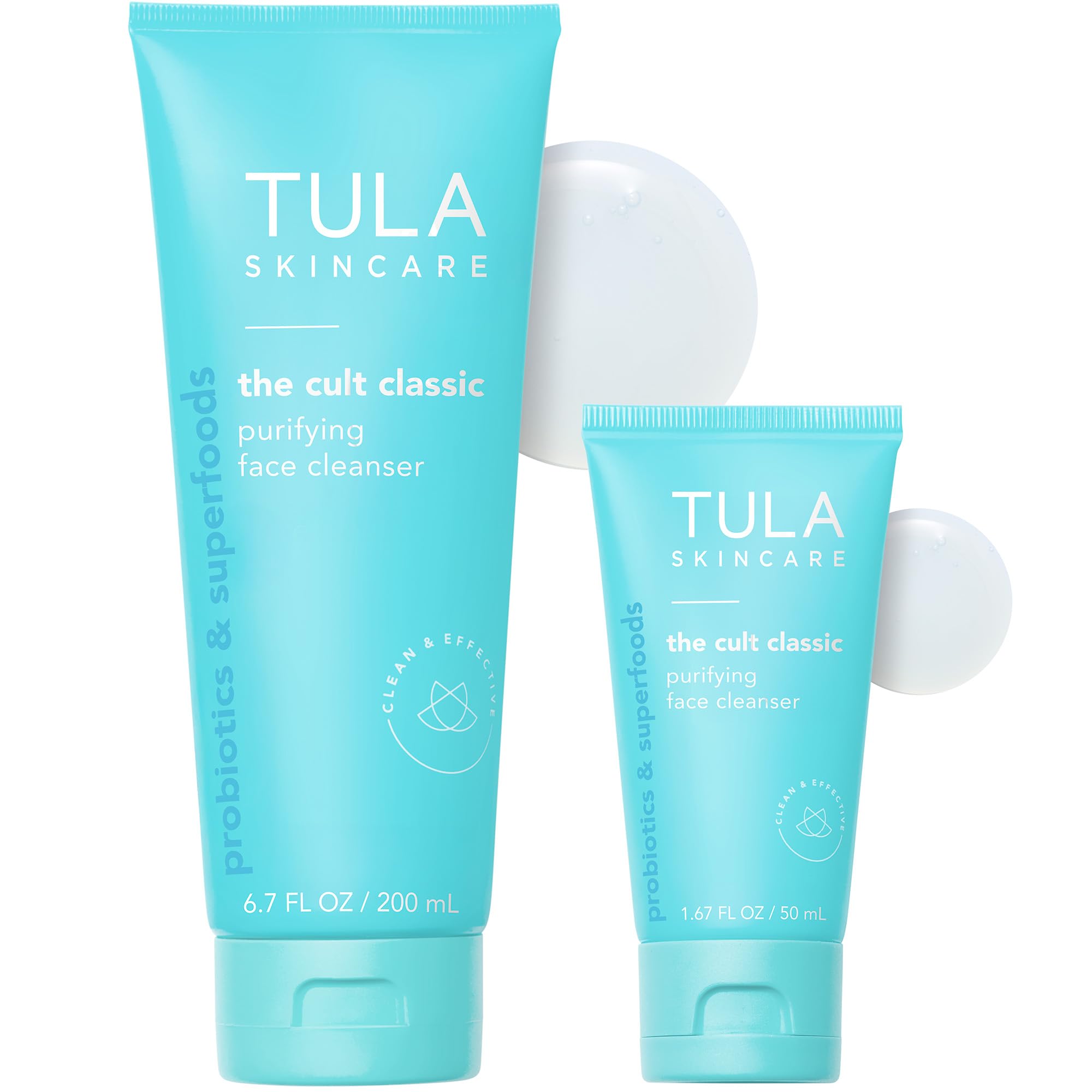 TULA Skin Care Cult Classic Purifying Face Cleanser – Gentle Hydrating Face Wash & Makeup Remover