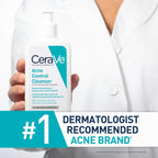 CeraVe Acne Treatment Face Wash – Salicylic Acid Cleanser for Acne & Pore Control