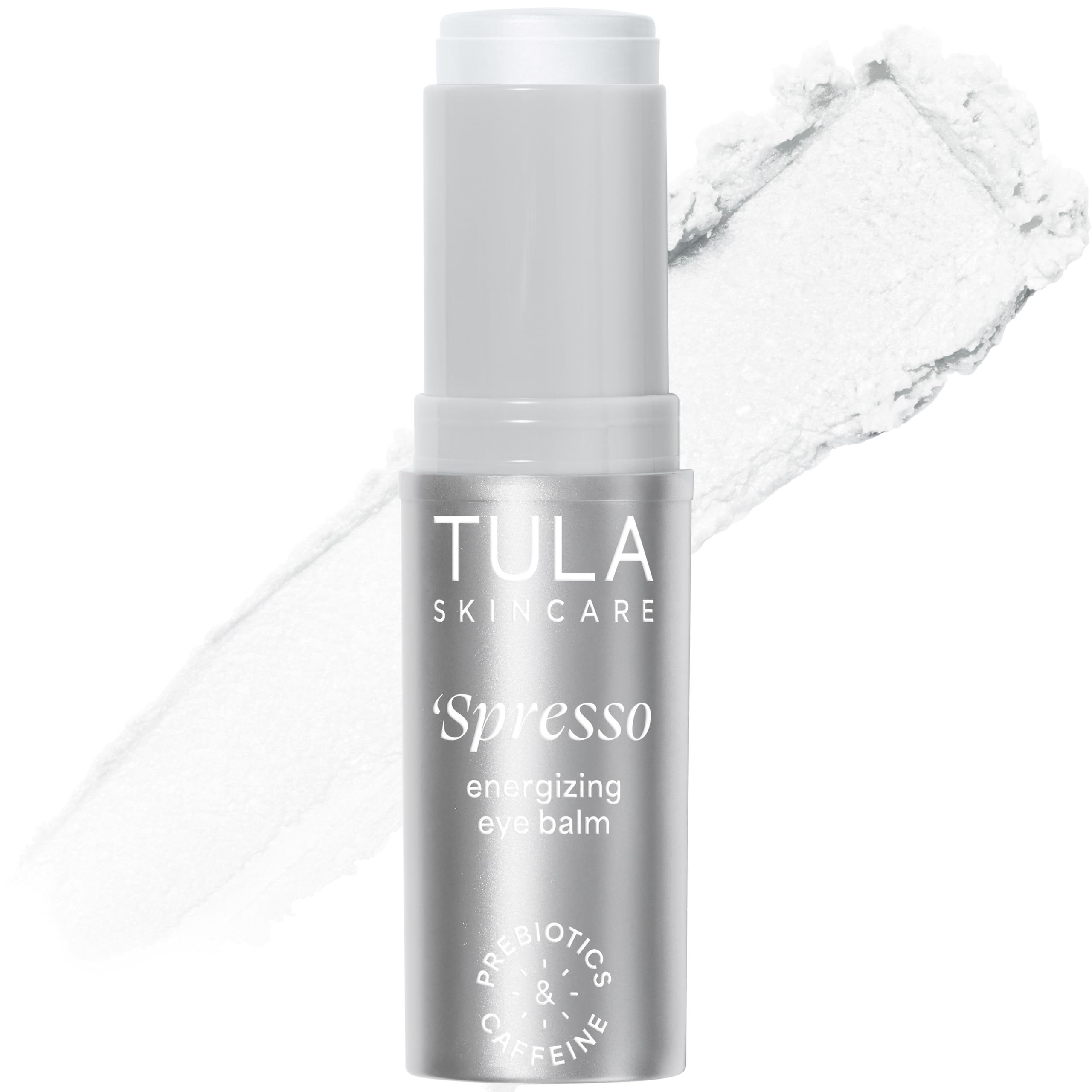 TULA Skin Care Spresso Energizing Eye Balm with Caffeine – Hydrating Under Eye Treatment for Dark Circles, 0.35 oz
