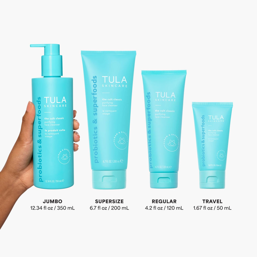 TULA Skin Care Cult Classic Purifying Face Cleanser – Gentle Hydrating Face Wash & Makeup Remover