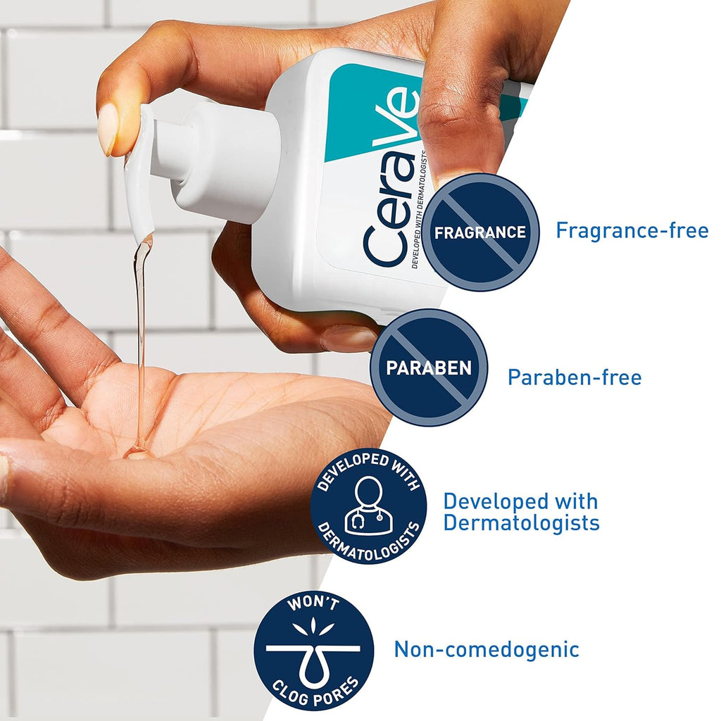 CeraVe Acne Treatment Face Wash – Salicylic Acid Cleanser for Acne & Pore Control