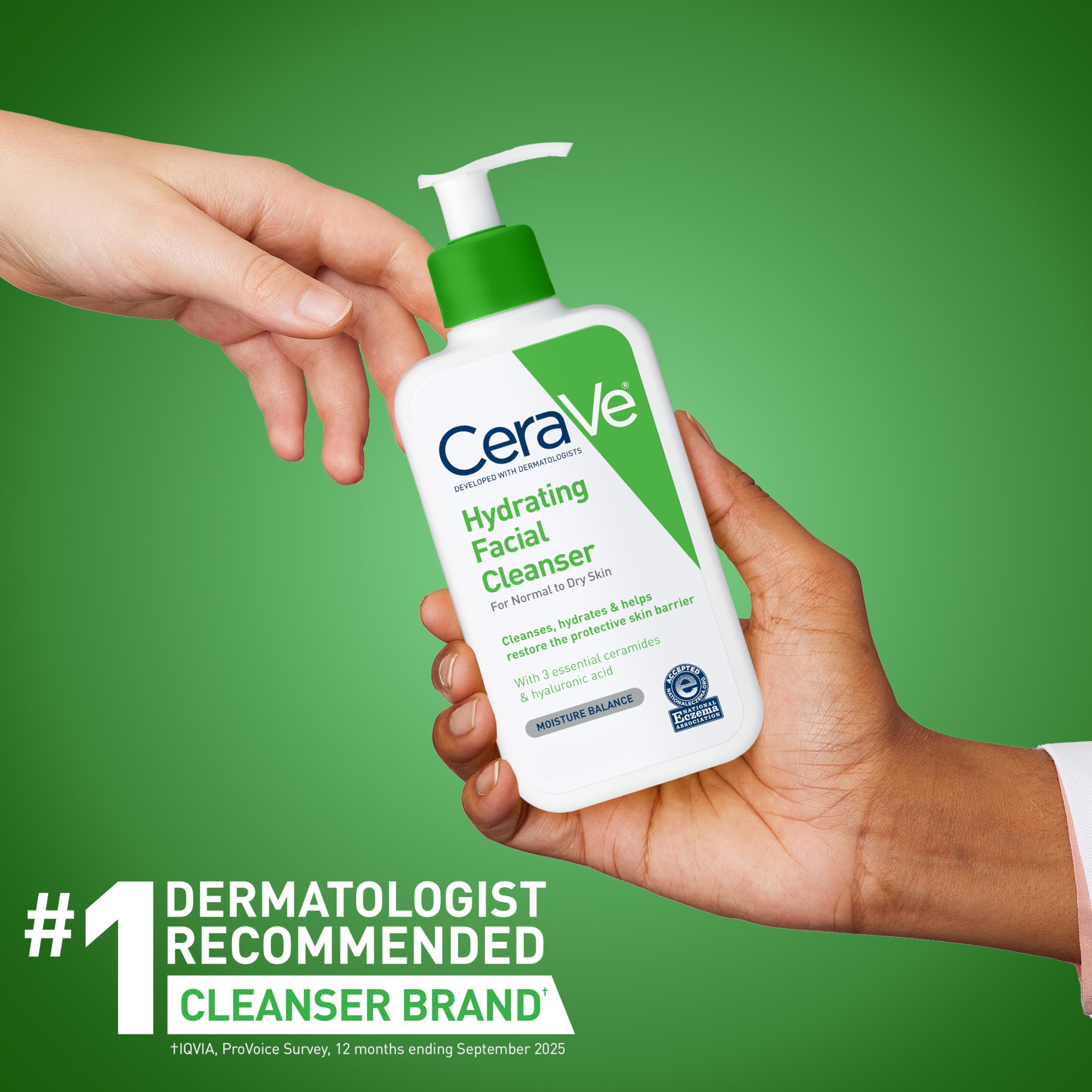 CeraVe Hydrating Facial Cleanser – Moisturizing Face Wash with Hyaluronic Acid & Ceramides for Normal to Dry Skin