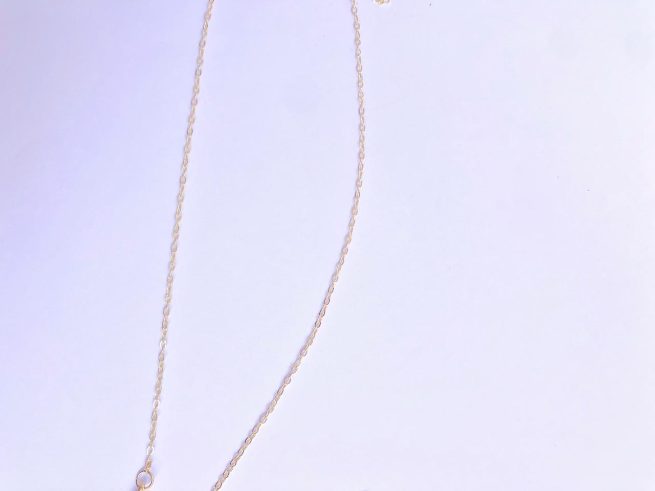 Dainty Silver Bow Charm Necklace